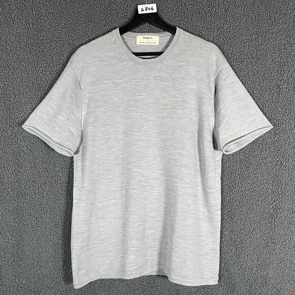 Sheep Inc 100% Merino Wool Crewneck Shirt - Women's Size 3 / L / US 12 - Gray - Picture 1 of 8